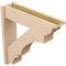 Ekena Millwork 7 1/2-in W x 30-in D x 30-in H Balboa Trad Rough Cedar Woodgrain TimberThane Outlooker, Primed Tan OUTUR075X30X30BOA04RCPR - alternate 2